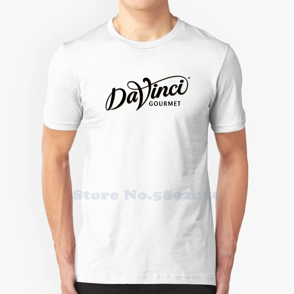 

Davinci Gourmet Logo High-quality T Shirts Fashion T-shirt New 100% Cotton Tee