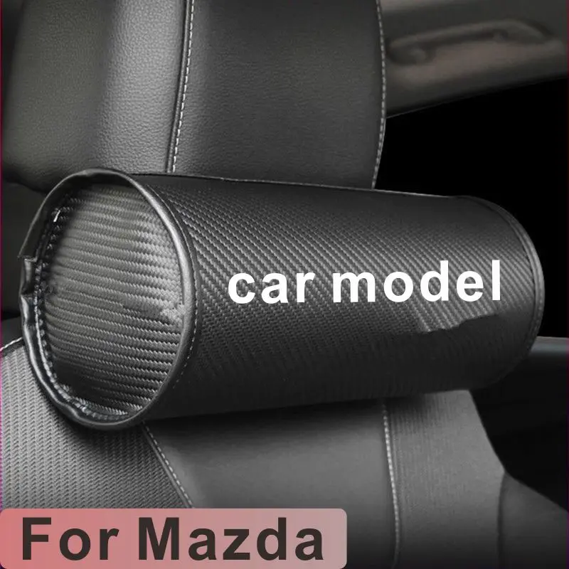 

For Mazda Before 19 CX3 CX5 CX7 CX9 CX30 Car interior seat headrest neck pillow pillow carbon fiber travel safety cushion pillow