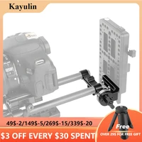kayulin 15mm double rod clamp with standard arri rosette extension part with m6 lock knob double 14 mounting groove