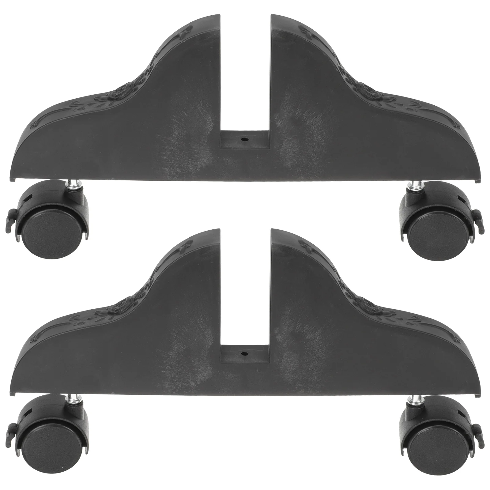 

2 Pcs Folding Screen Divider Feet Clips Partition Thickened Base Stand Wear-resistant Bracket Room Support Brackets Office