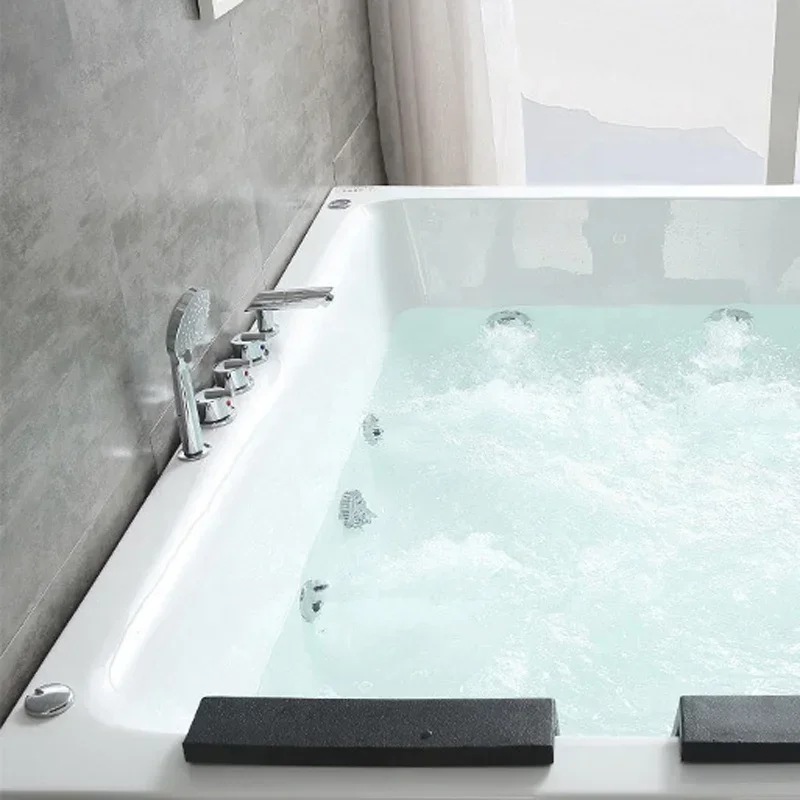 Комнатная массажная ванна акриловая автономная Jakuzi на 2 человека гидромассажная