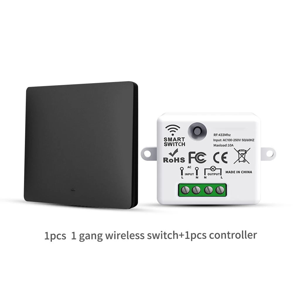 

Sixwgh Беспроводной интеллектуальный выключатель 433МГц