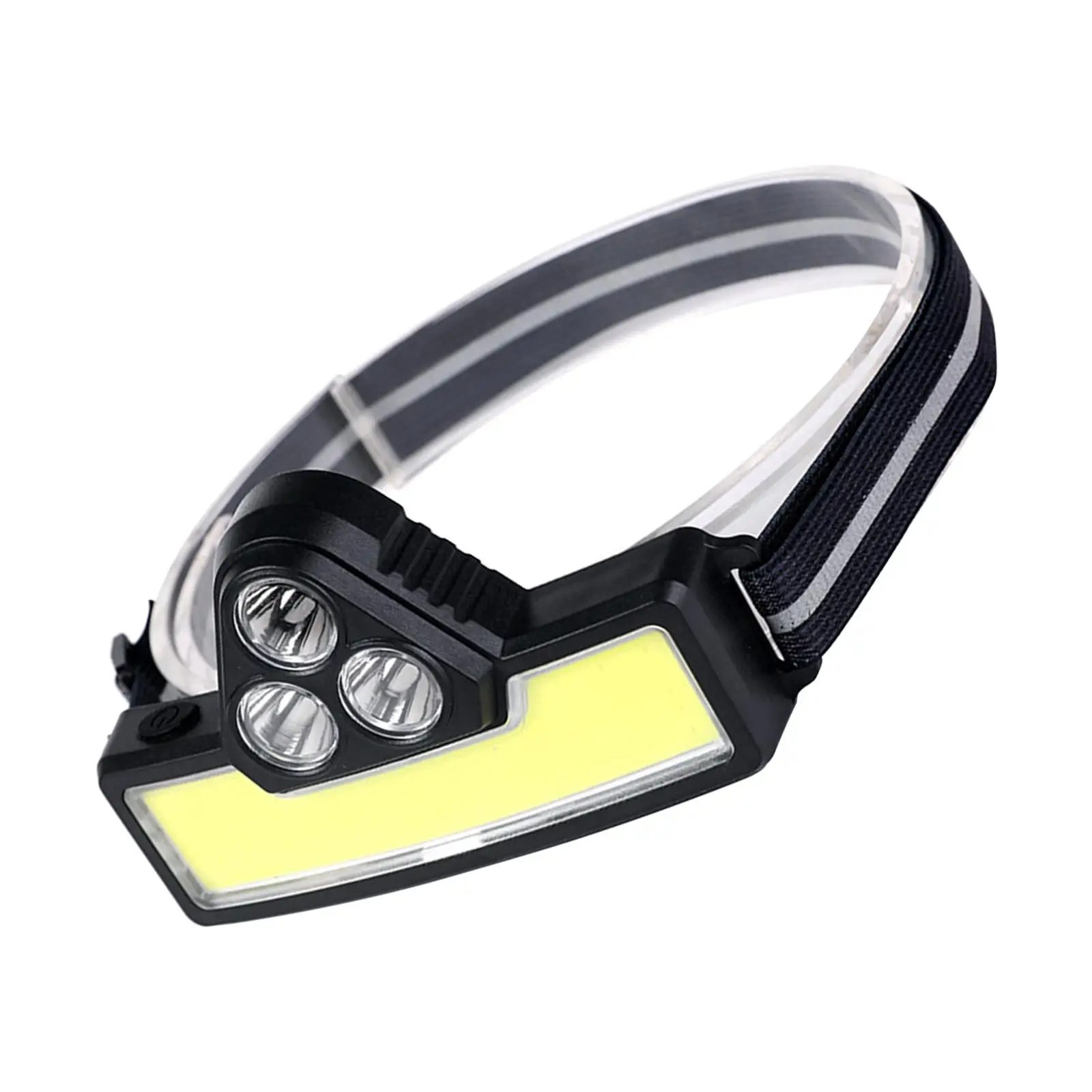 COB+LED Headlamp Head Band Light Headlights Torch for Hunting Night Running