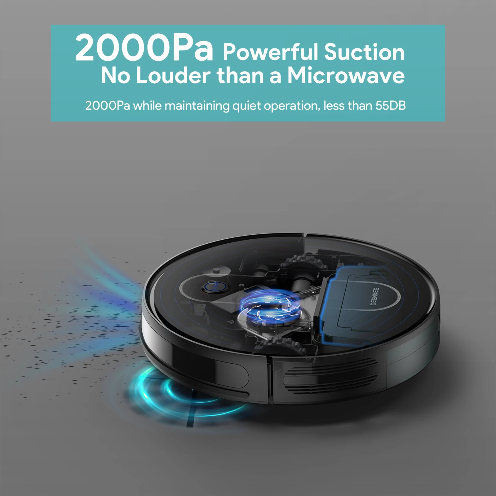 Робот-пылесос Deenkee DK600 Max с Wi-Fi 