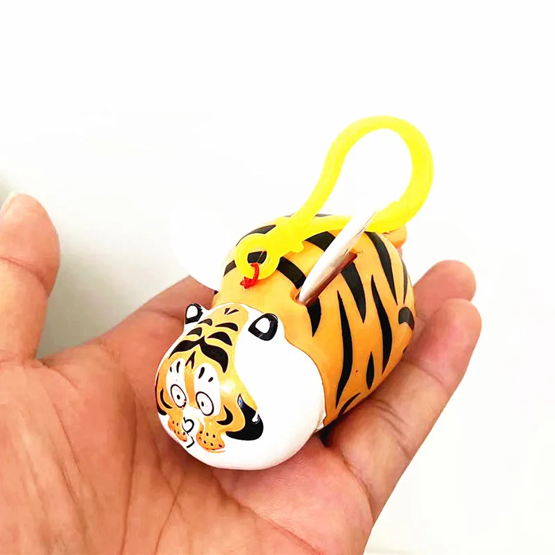 

2022 Fat Tiger Panghu More Wings Keychain Will Fly Wings Studio Jewelry Tiger Stretch Pendant Anime Figure Kawaii Model Gift Toy