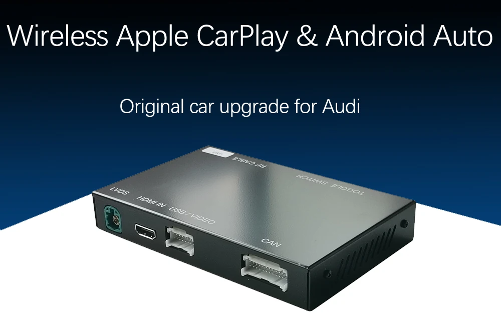 

Беспроводной автомобильный интерфейс Apple CarPlay Android с функциями AirPlay Mirror Link для Audi B9/A3/Q5