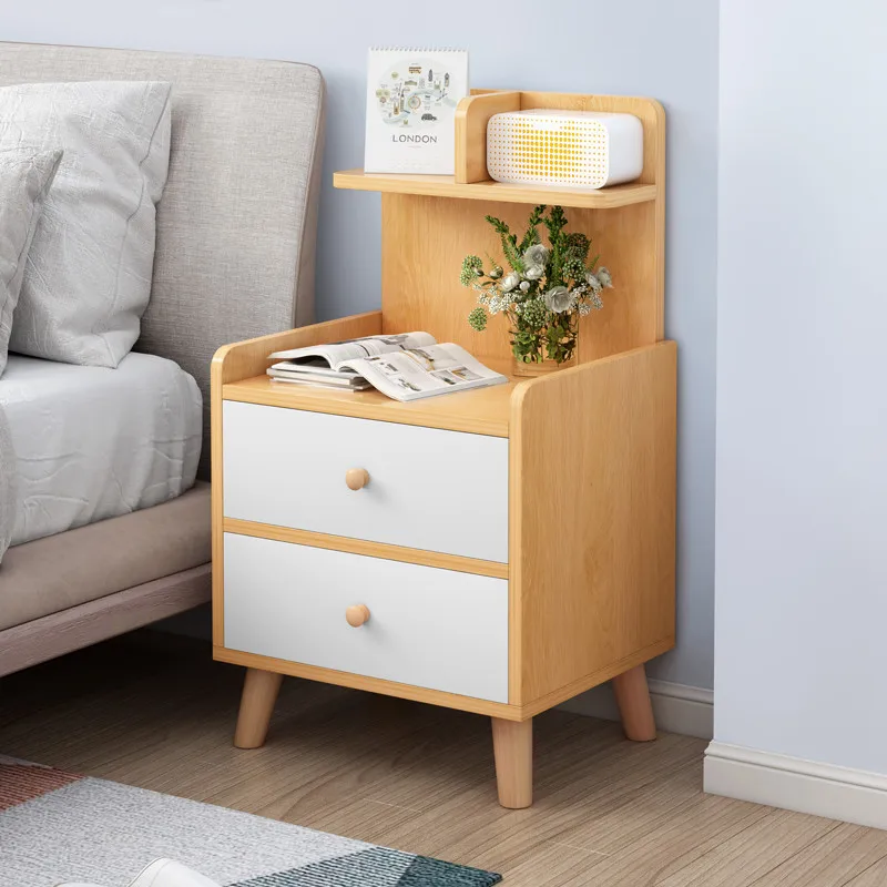

Makeup Storage Nightstands Mobile Drawers Office Small Narrow Bedside Tables Wood Garden Mesa Cabeceira Bedroom Cabinets HY50BT