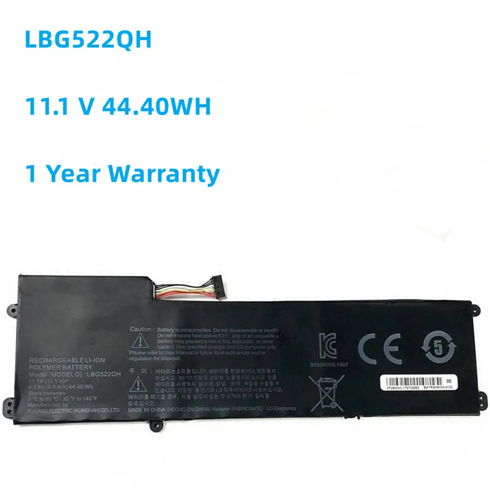 Новый аккумулятор LBG522QH для ноутбука 11,1 В, Втч, для LG Xnote Z350-GE30KB Z360-GH60K Series