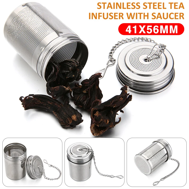 

1 Pc Stainless Steel Tea Infuser Filter Fine Mesh Strainer Threaded for Coffee Filter Teapot Cup Loose Leaf Tea Strainer Home