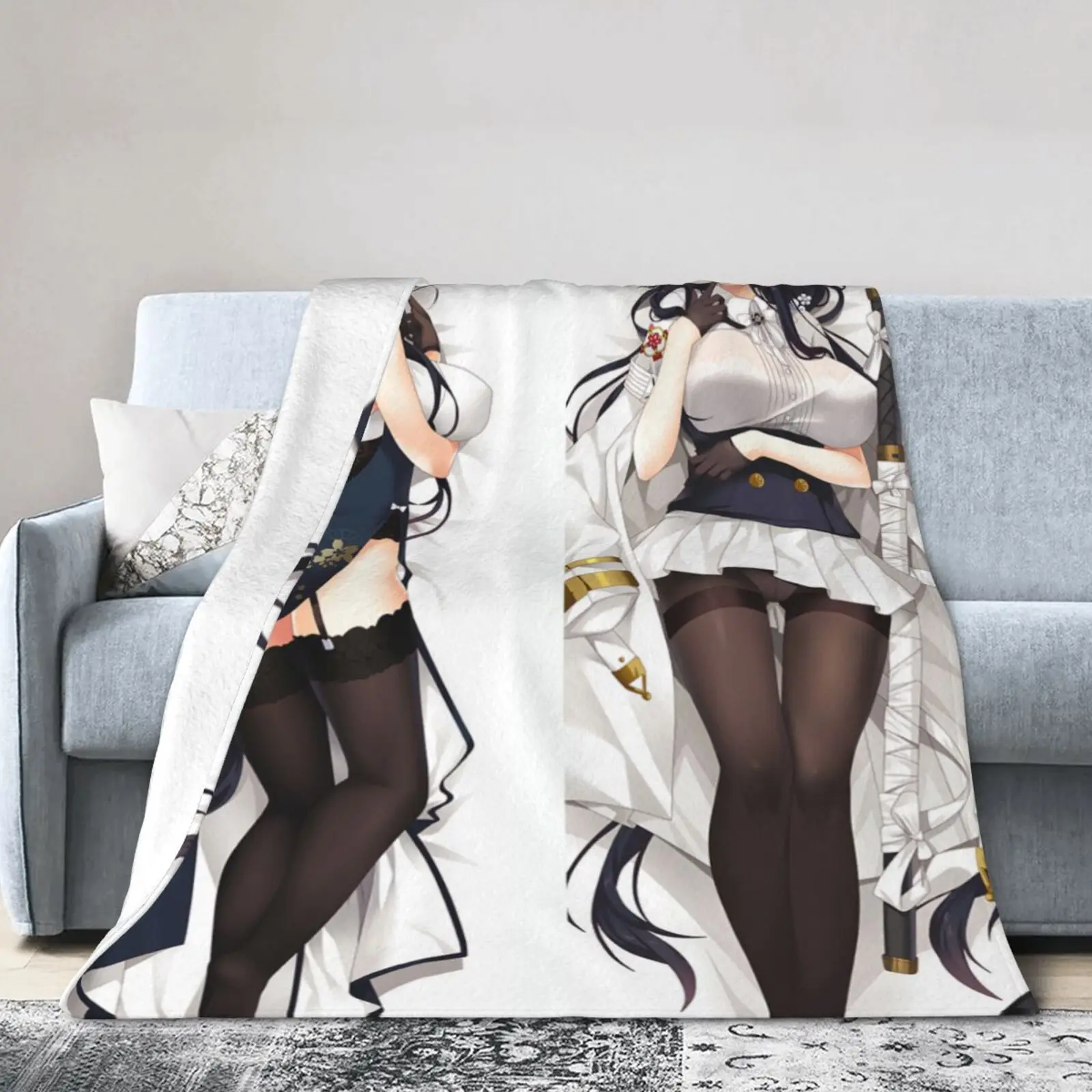 

Azur Lane Blanket Breathable Flannel Winter Super Warm Bed Blanket Travel Bedding