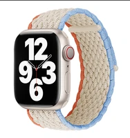 solo loop strap for apple watch nylon band 40mm 45mm 41mm 42mm 44mm 38mm elastic bracelet iwatch series 1 2 3 4 5 se 6 7