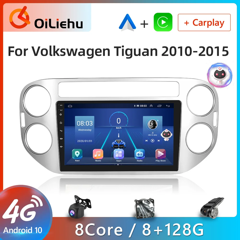 

Oiliehu For Volkswagen Tiguan 2010-2015 Car Radio Multimedia Video Player Navigation GPS Android No 2din 2 din dvd
