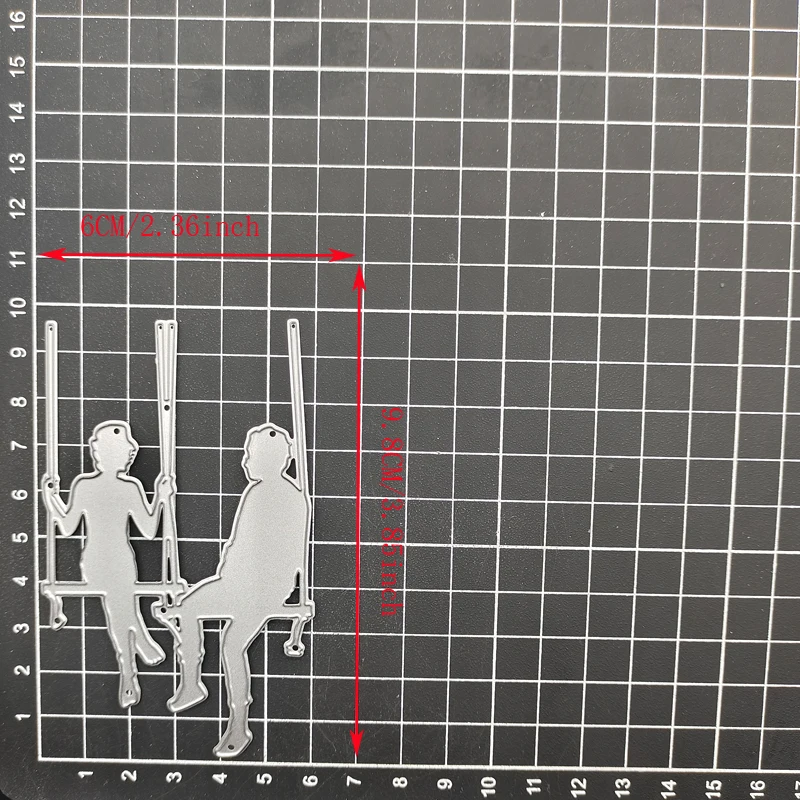 Качели пара Сделай Сам металлические Вырубные штампы вырезанные украшения для