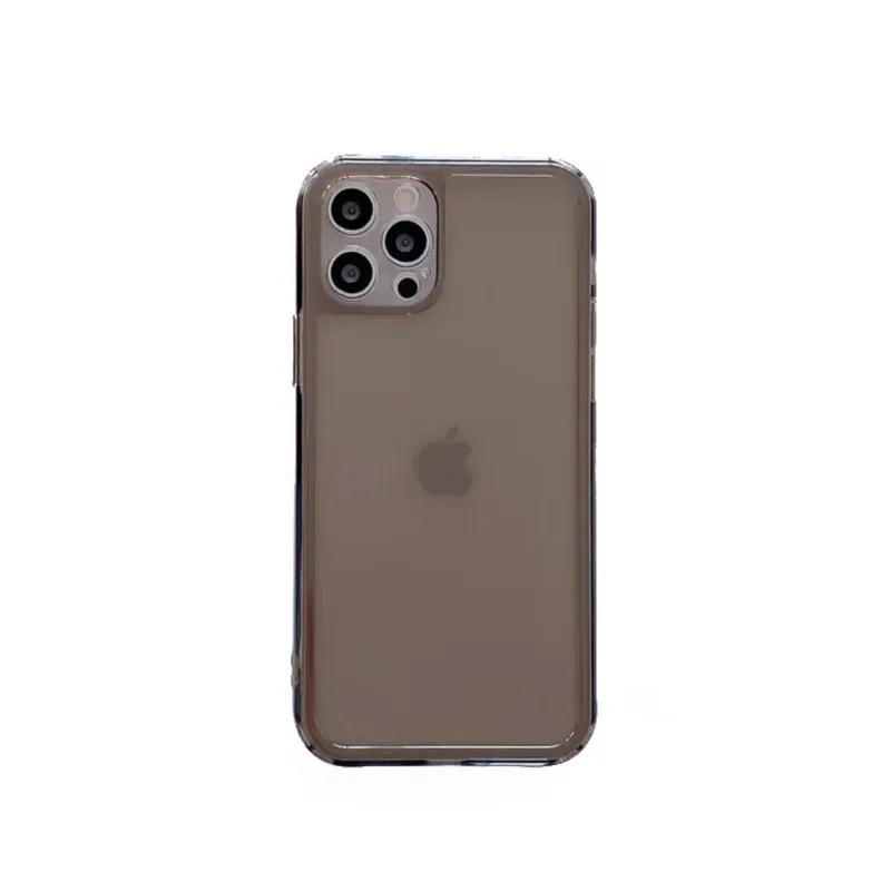 Simple Pure Color Transparent Silicone Soft Shell Phone Case For iphone 13 12 11 Pro Max XS X XR 7 8 Plus Fashion New Products