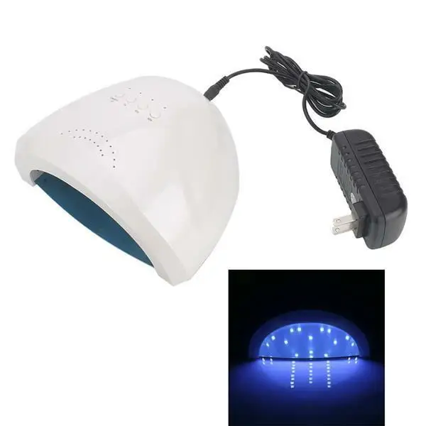 

48W White Light LED Light Phototherapy Nail Gel Lamp US Standard White