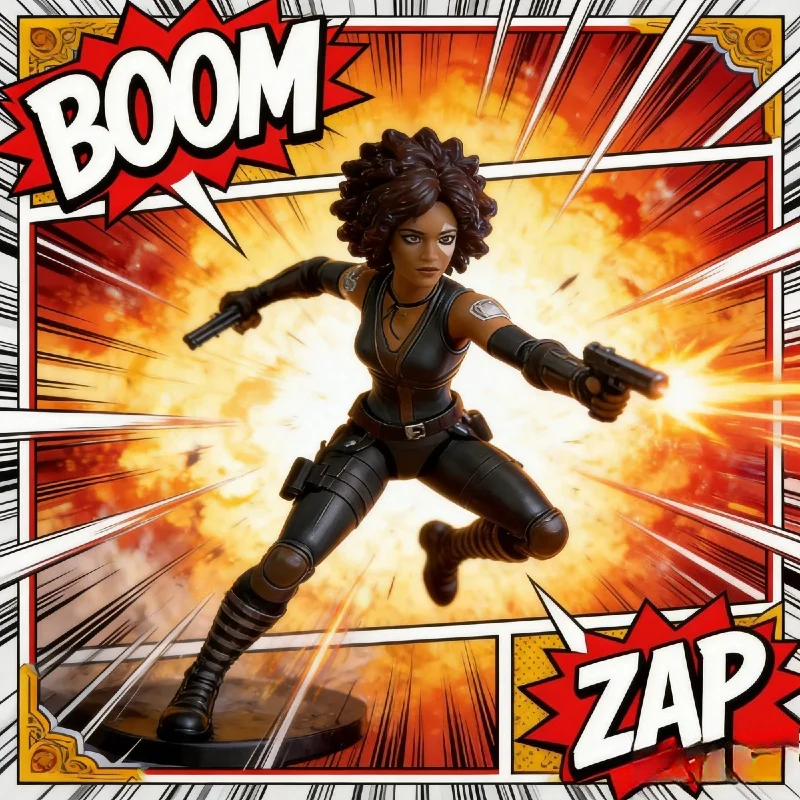 Фото В НАЛИЧИИ: Фигурка Домино из серии Marvel Legends от Hasbro (версия из фильма «Дэдпул») №1