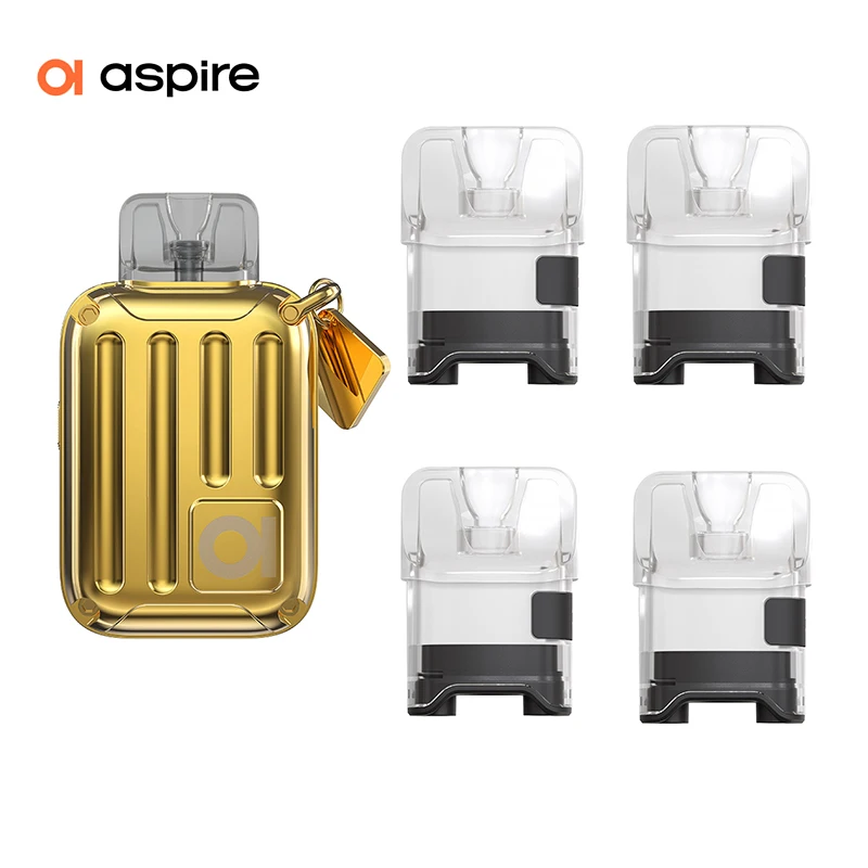 Original Electronic Cigarette Aspire Rill X Kit Plus 4Pods Used 0.6/1.0Ω Coils E-cigarette Vape Mod Cartridge Ecig Smoking Devic