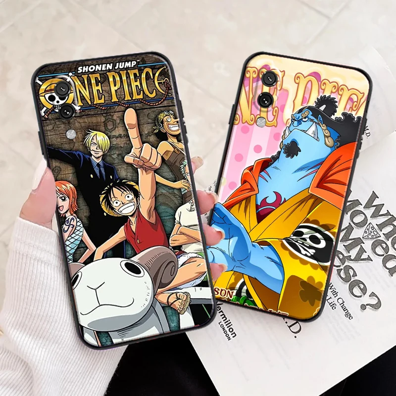 

One Piece For Xiaomi Redmi 7 7A 8 8A 7 9i 9AT 9 9T 9A 9C Note 7 8 2021 Pro 8T Phone Case Black Funda Liquid Silicon Carcasa