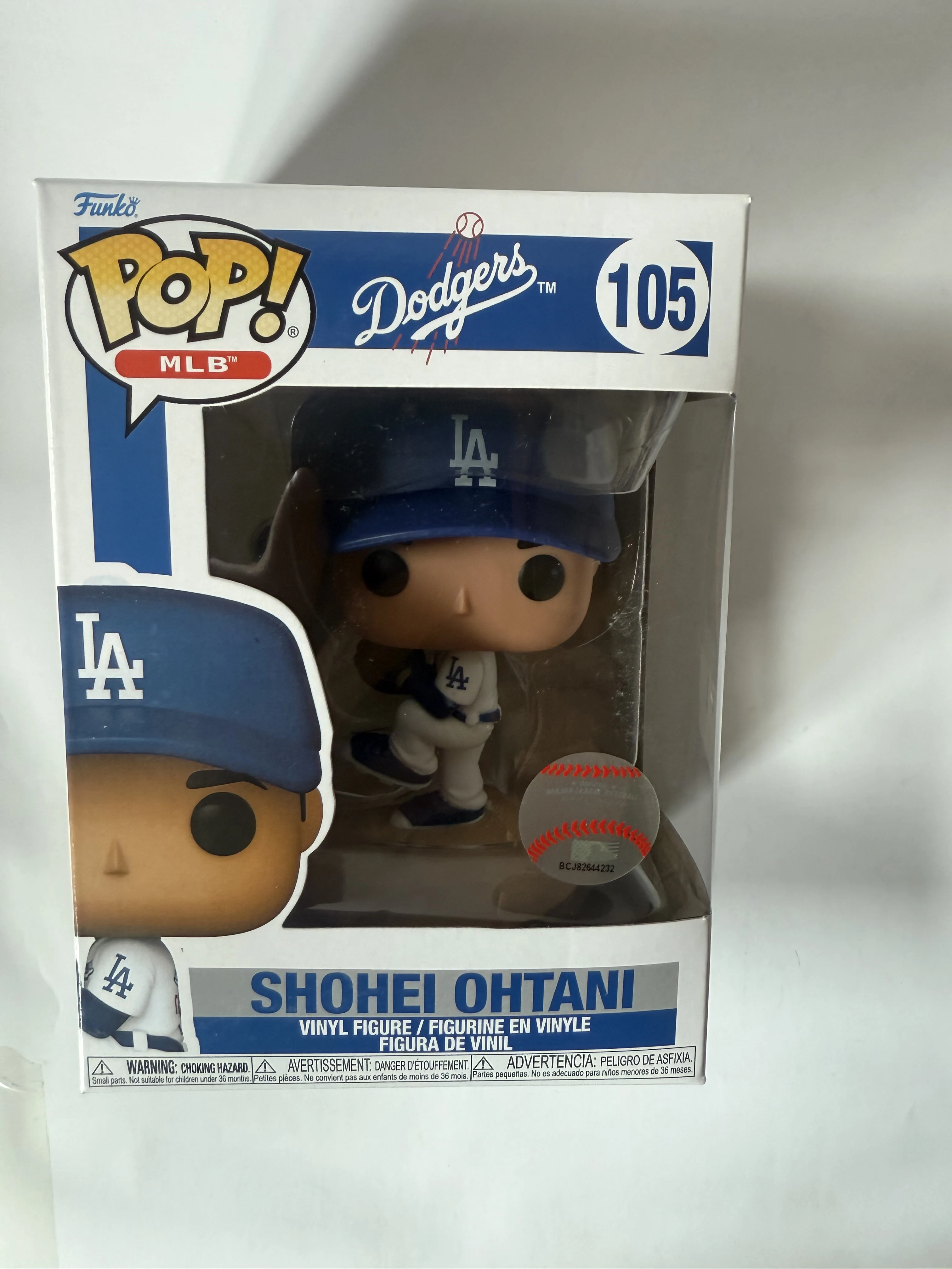 Фото Funko POP MLB LA Dodgers Шохей Отани 105 # 106 # Виниловая фигурка 10 см, коллекционная кукла из ПВХ, игрушка для детей, подарок на день рождения №4