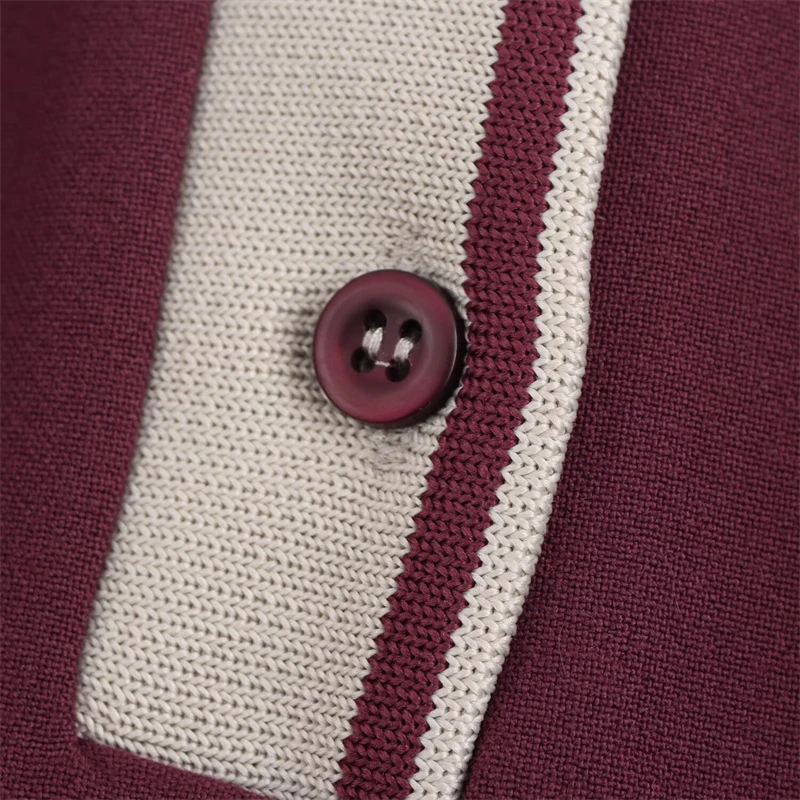 KEYANKETIAN Новое летнее женское мини-платье с воротником-поло и короткими рукавами в