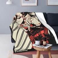 katsuki bakugo bakugou blanket coral fleece plush my hero academia soft throw blankets for home couch bedspread