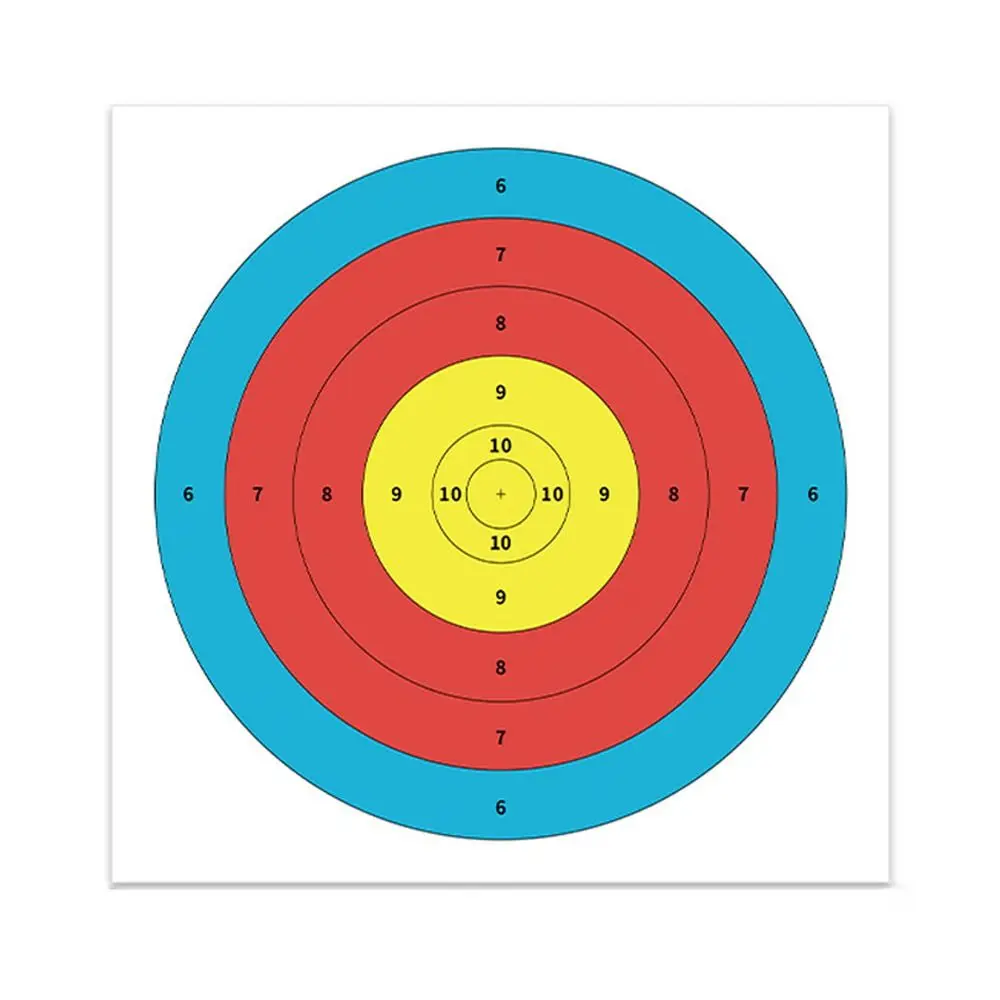 

Hunting Archery Targets Paper Accessories 40x40CM Shooting Target Practice Paper Durable Universal Bow Arrow Targets