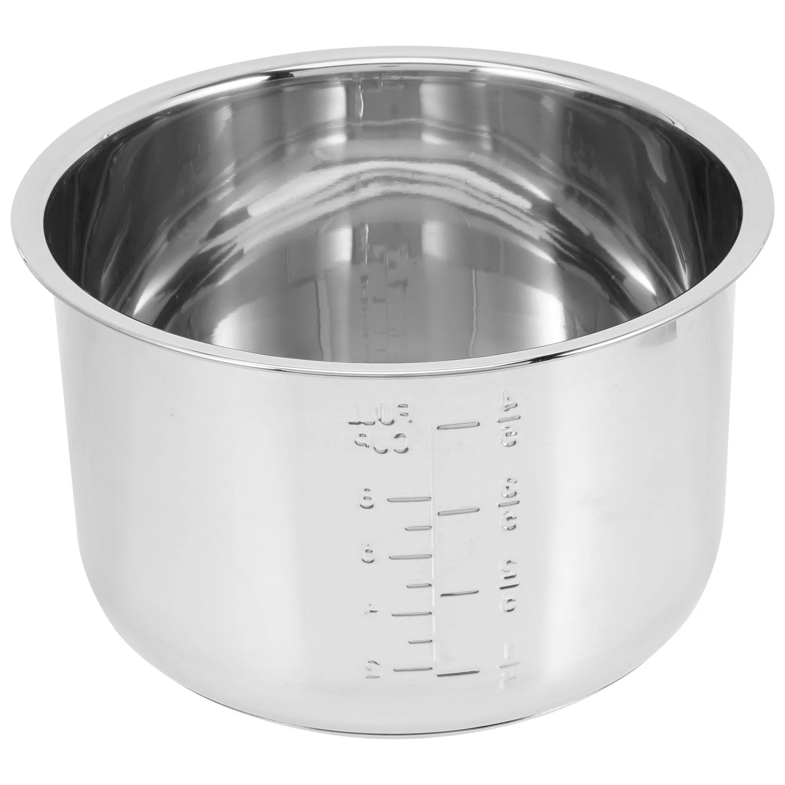 

Replacement Inner Cooking Pot Stainless Steel Non Stick Rice Cooker Pot 8.66 Diameter X 5.19 High