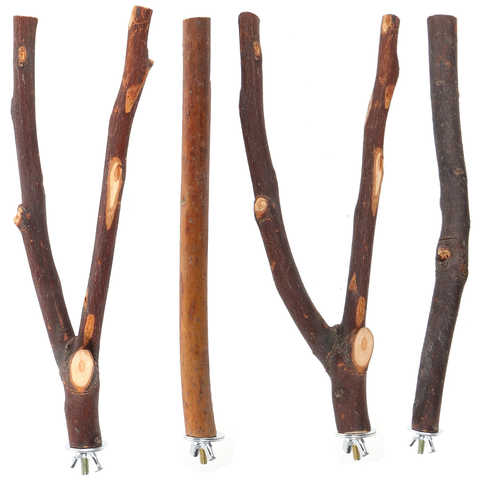 

Bird Stick Cage Parrot Grinding Perch Stand Paw Wood Holderrod Platform Rest Standing Claw Grinder Pole