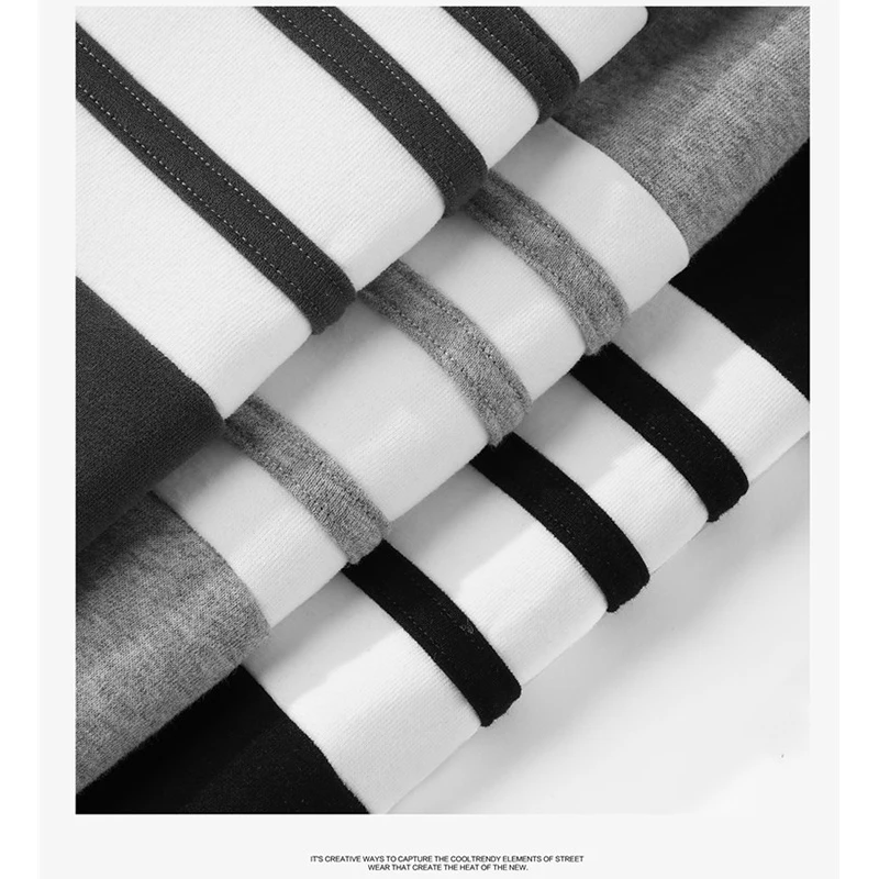 Golf Coat Men Contrast Stripe Four Bar Sleeves Coat Fashion Slim Fit Collar Casual Korean Edition Golf Jacket Men's Clothing