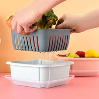 vegetable washing double layer detachable drain basket kitchen accessories kitchen accessories drain basket dropshipping