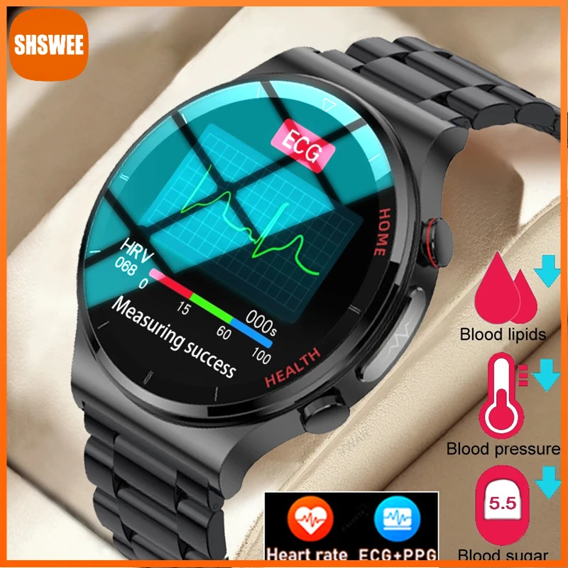 

For Xiaomi Huawei ECG+PPG Smart Watch Men Heart Rate Blood Pressure Watch Health Fitness Tracker IP68 Waterproof Men Smartwatch