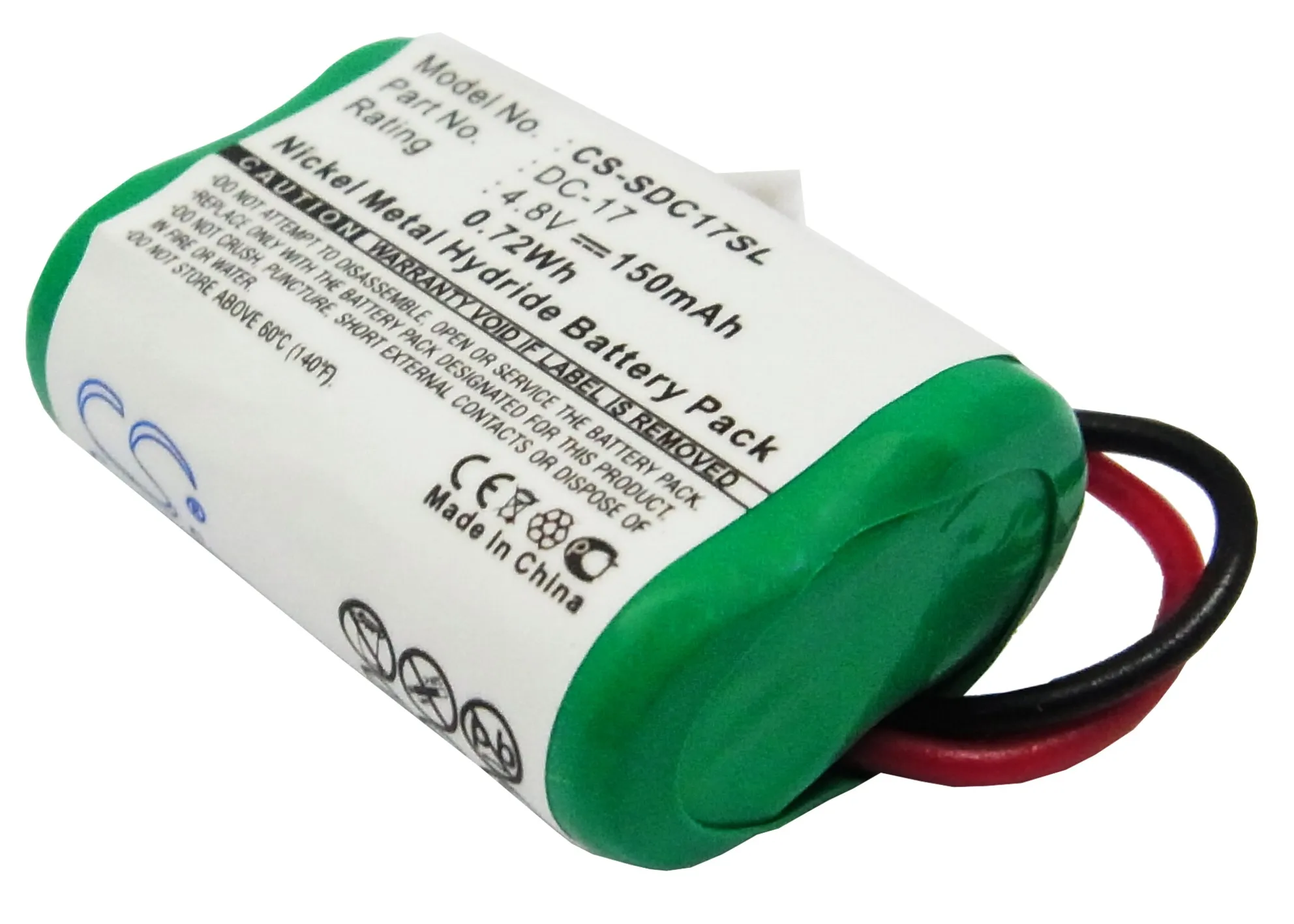 

CS 150mAh / 0.72Wh battery for Petsafe PDT00-12470