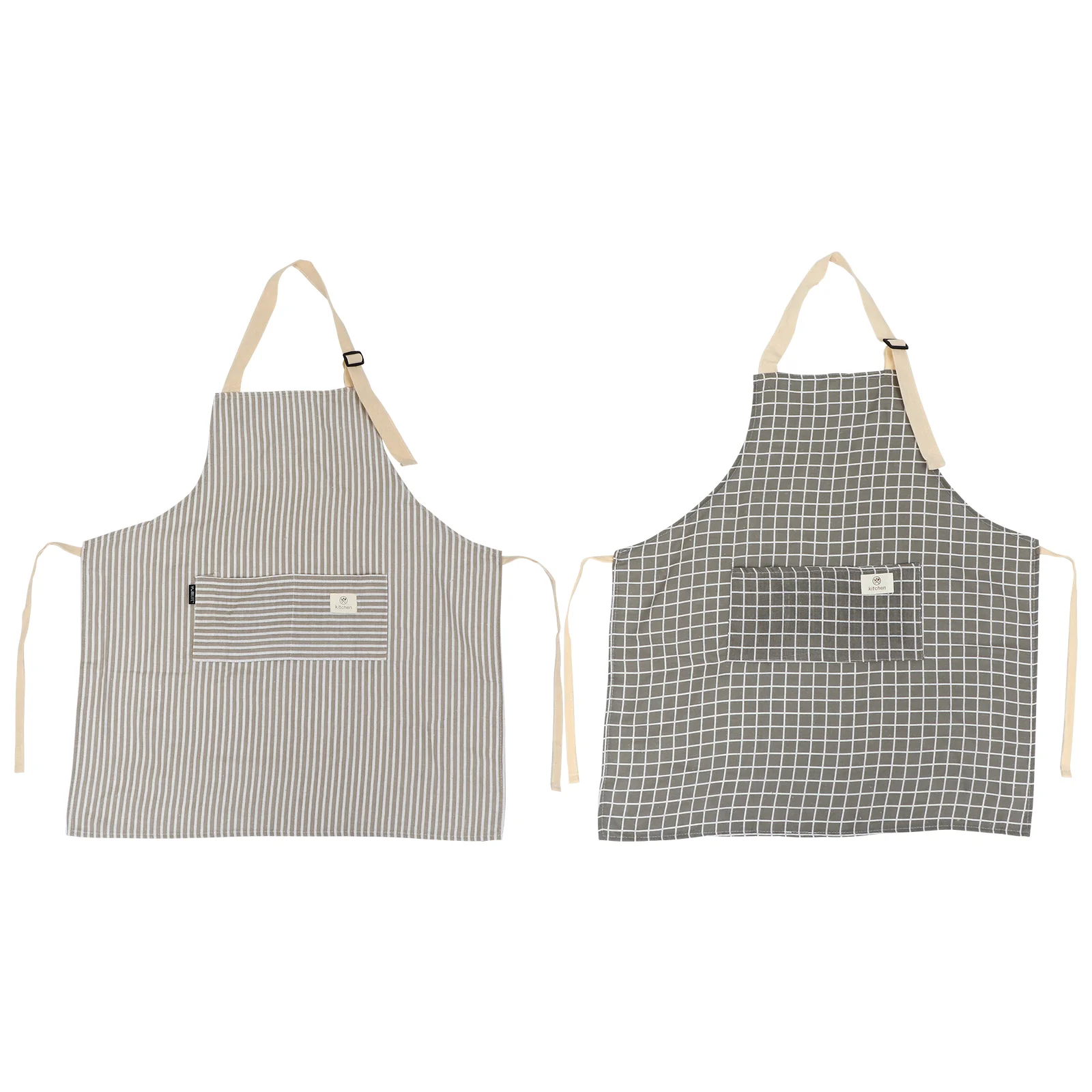 

Apron Aprons Pockets Adjustable Dinner Adults Reusable Bib Chef Pocket Stylist Oilproof Waitress Kitchen Work Cleaning