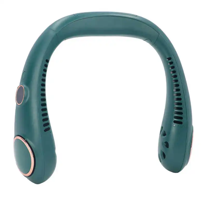 

Neck Fan Strong and Quiet Sports Fan Hands Free LED Digital Display 3 Gears 5V Bladeless for Sports