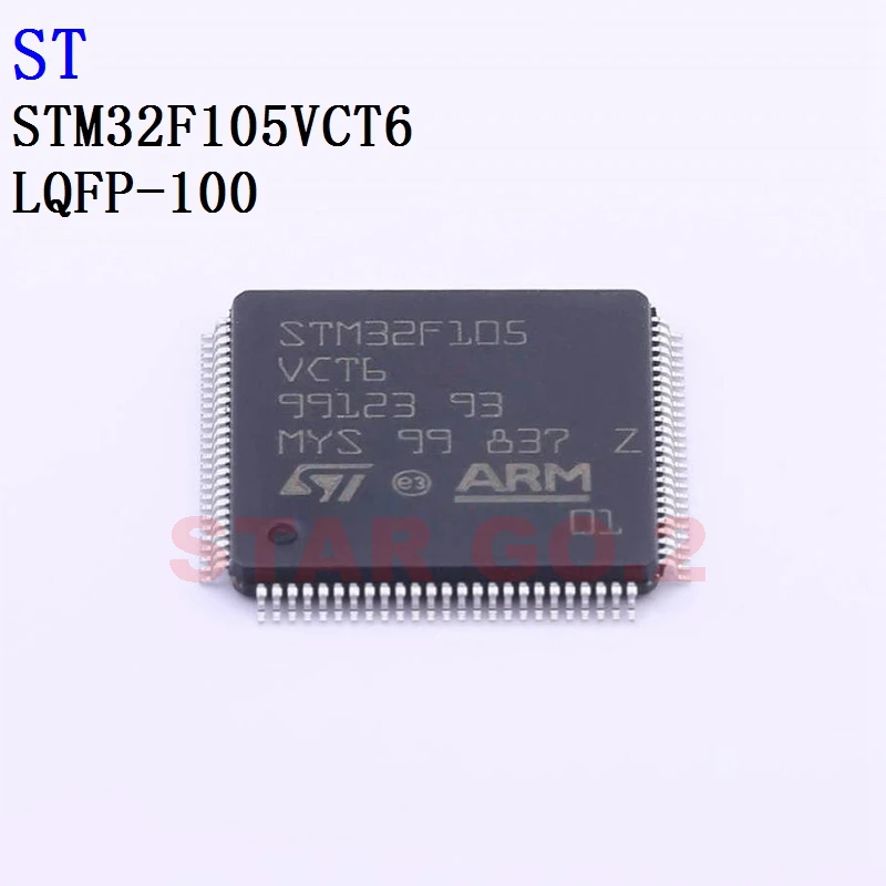

2PCSx STM32F105VCT6 LQFP-100 ST Microcontroller