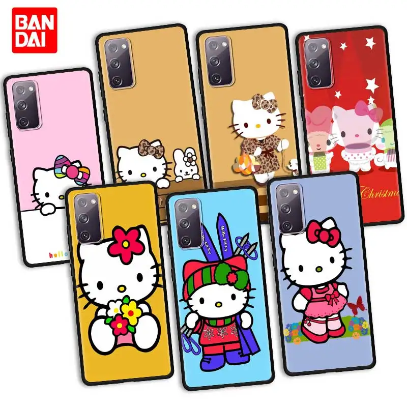 

Hello Kitty Classic Phone Case for Samsung Galaxy S20 FE S21 S10 S9 Plus Ultra 5G S20fe S21fe S20ultra Coque Silicone Cover Capa