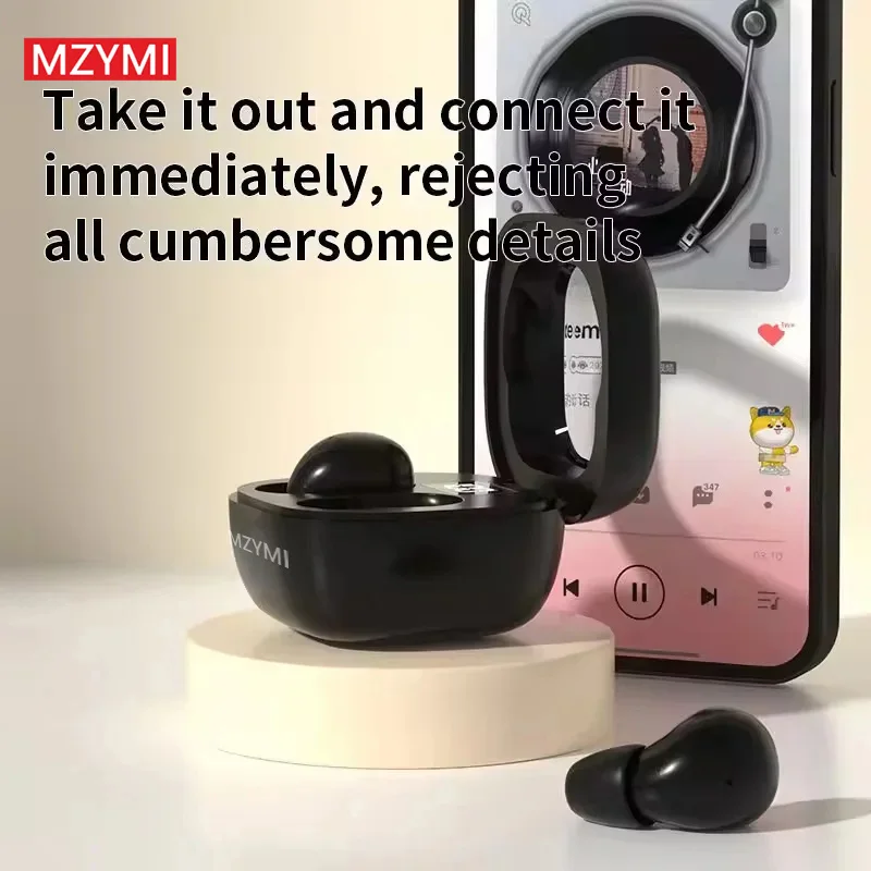 Беспроводные наушники-вкладыши MZYMI SK19 невидимые Hi-Fi наушники с поддержкой Bluetooth