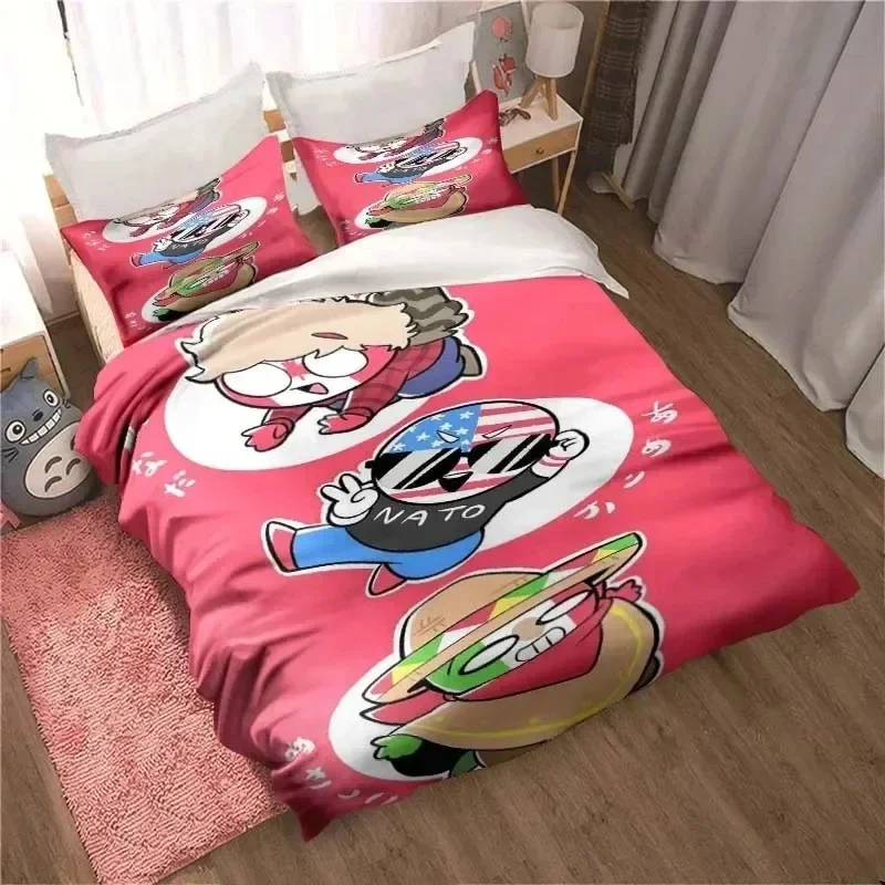 Комплект постельного белья с 3D принтом Countryball Polandballs пододеяльник комплект
