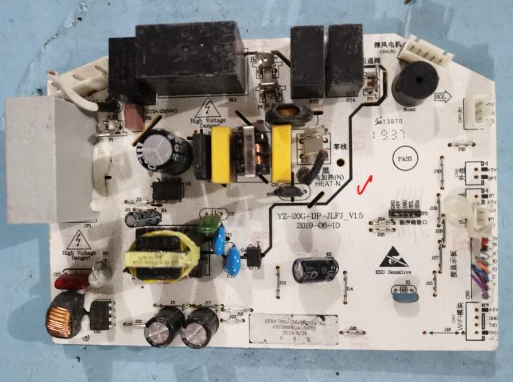 

1pc used Air conditioning computer board YZ-20G-DP-JLFJ-V1.5