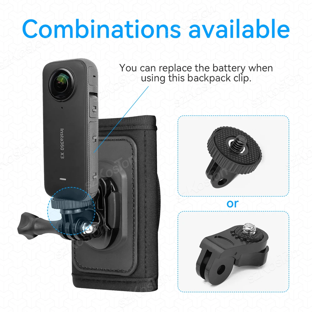 Вращающаяся на 360 градусов сумка рюкзак плечевой ремень крепление держатель для