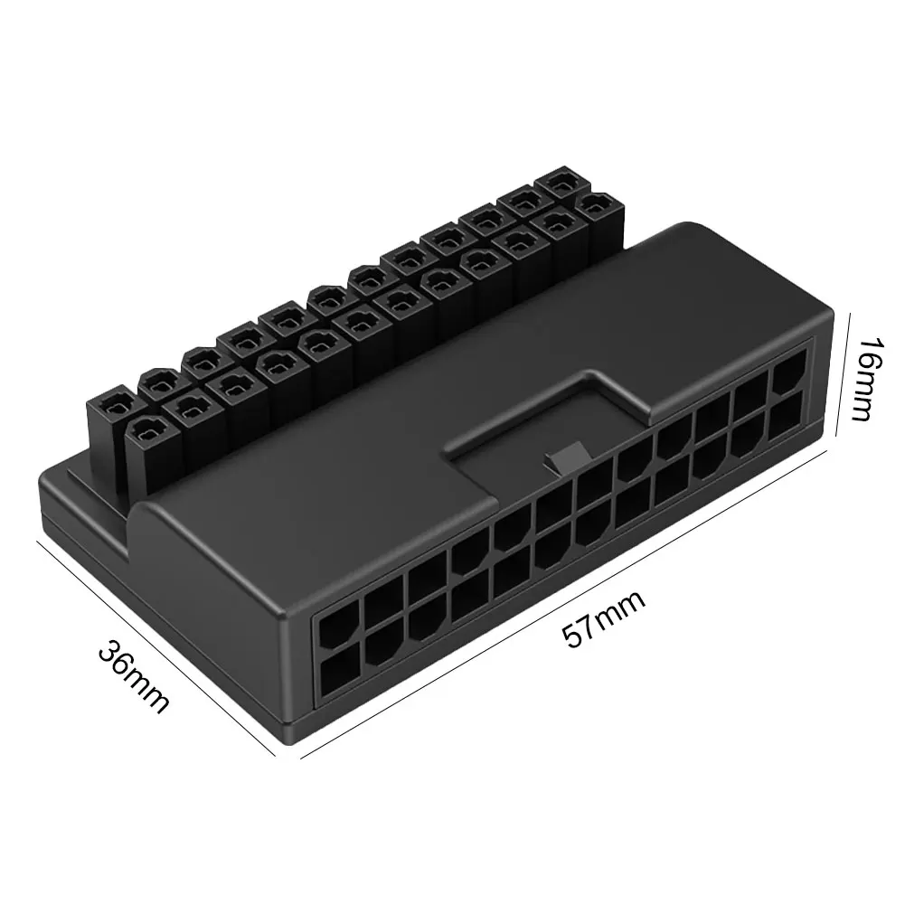 ARGB ATX адаптер питания с 24 контактами на 90 градусов материнская плата кабель