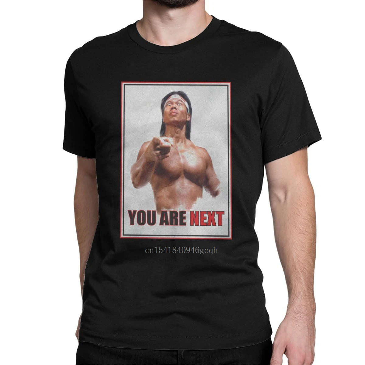 

Chong Li You Are NEXT Bloodsport 80s Men T Shirt Action Movie Novelty Tee Shirt Short T-Shirts 100% Cotton 4XL 5XL 6XL Tops