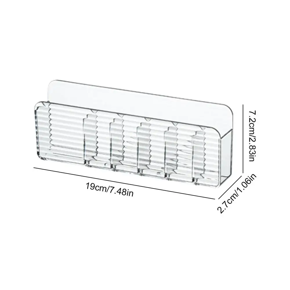 

Прозрачный настенный органайзер для косметики