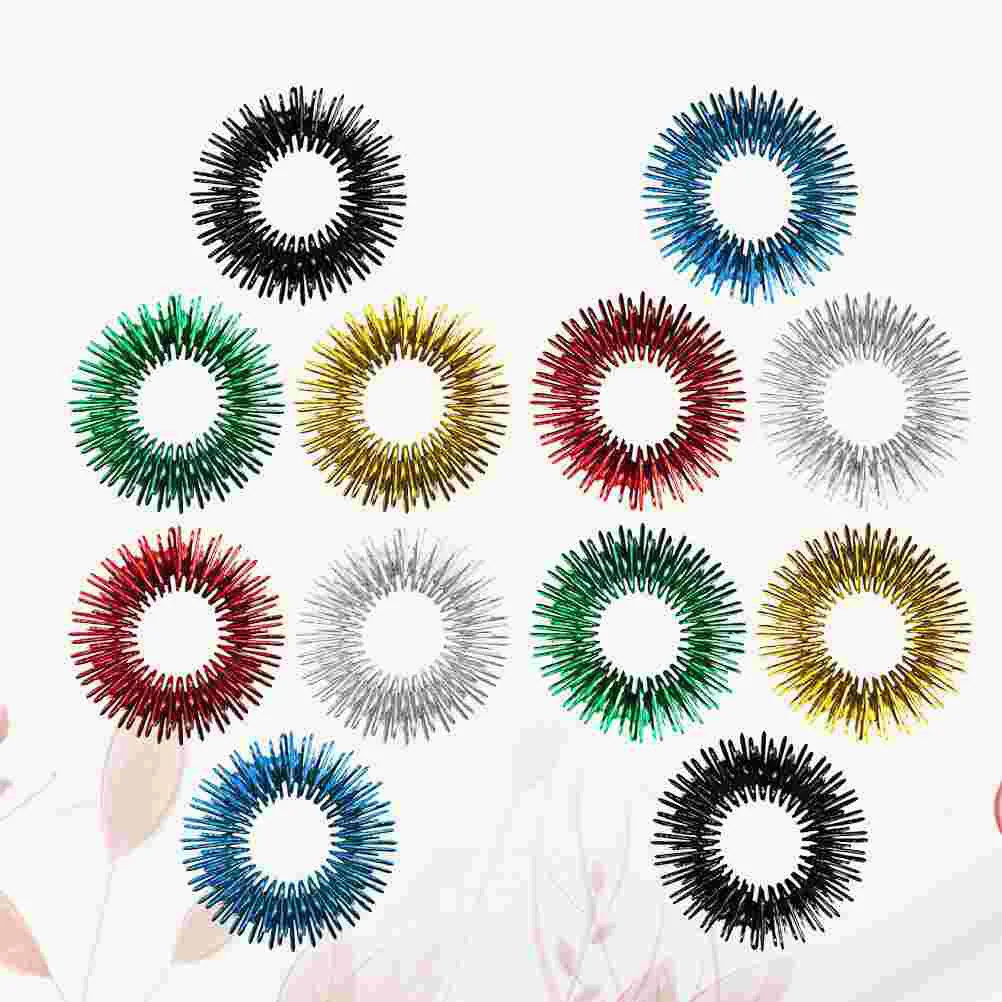 6-шт Золотая игрушка-непоседа инструмент для массажа пальцев средство снятия