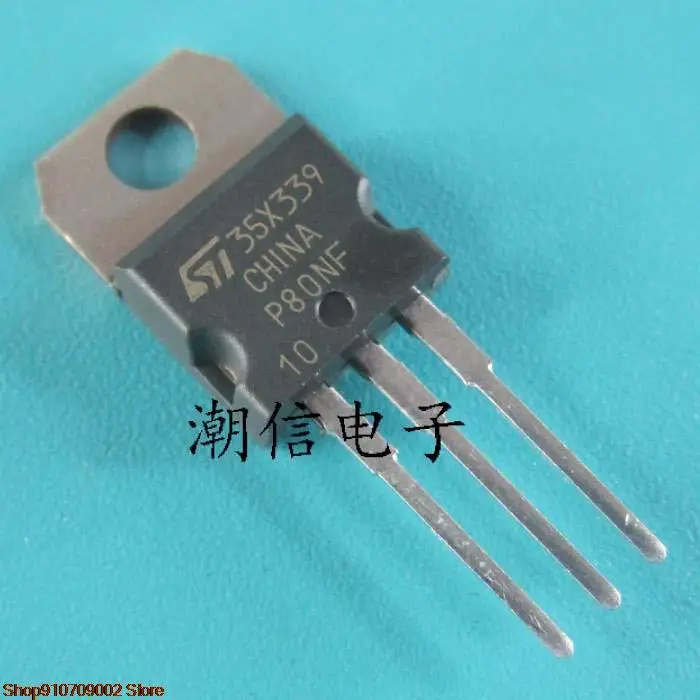 

10pieces P80NF10 STP80NF10 80A 100V original new in stock