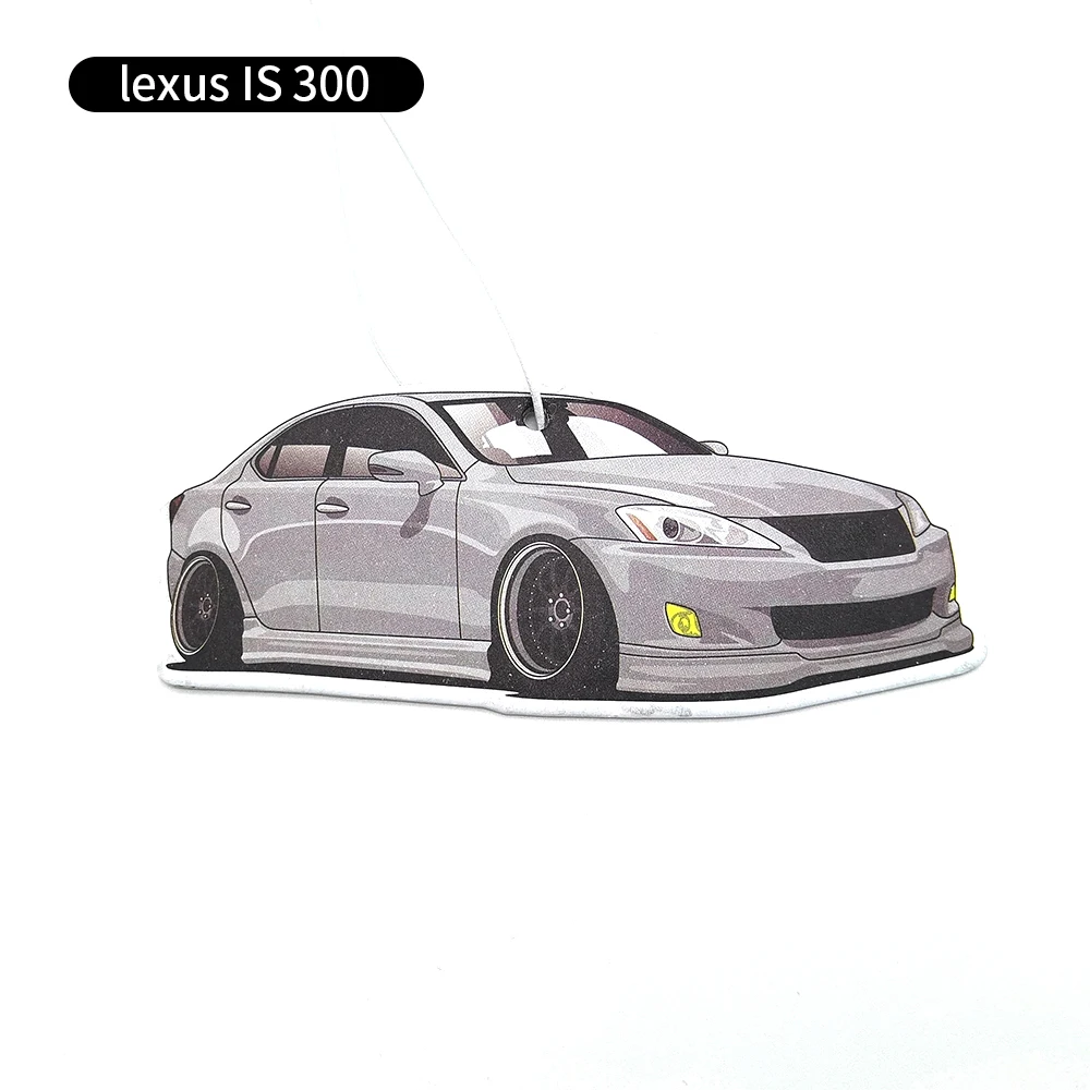 

Подвесной автомобильный освежитель воздуха JDM Racing Style из твердой бумаги, подвеска для зеркала заднего вида для Lexus IS 300 infinti G37 Hyundai