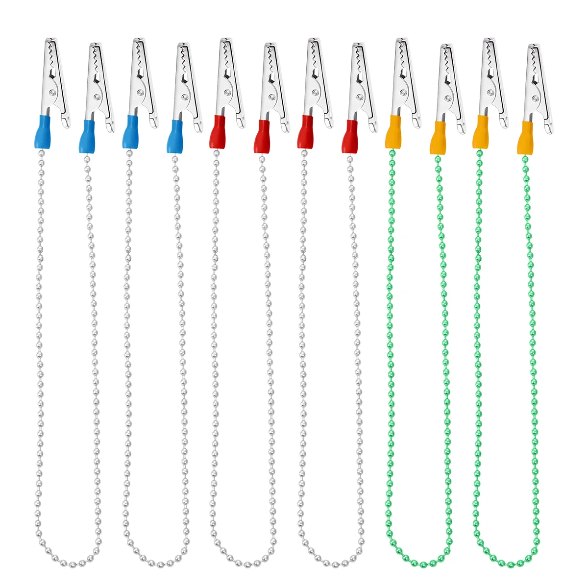 

6 Pcs Flexible Adjustable Neck Strap Napkin Holder for Adult Elderly
