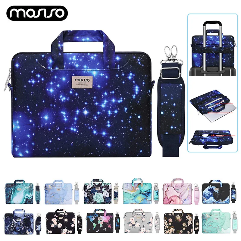 Купи Laptop Bag 13 13.3 14 15 6 16 17 inch for Macbook Pro Air M1 Case HP Asus Dell Notebook Pouch Briefcase Sleeve Shoulder HandBag за 963 рублей в магазине AliExpress