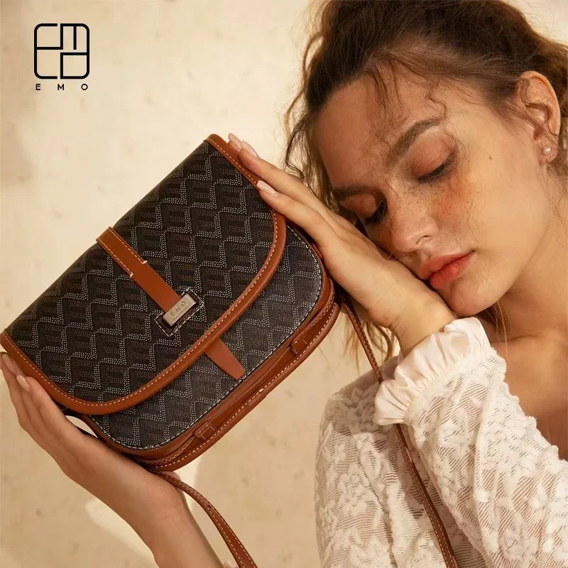 Женская модная седельная сумка из искусственной кожи. Простая и универсальная