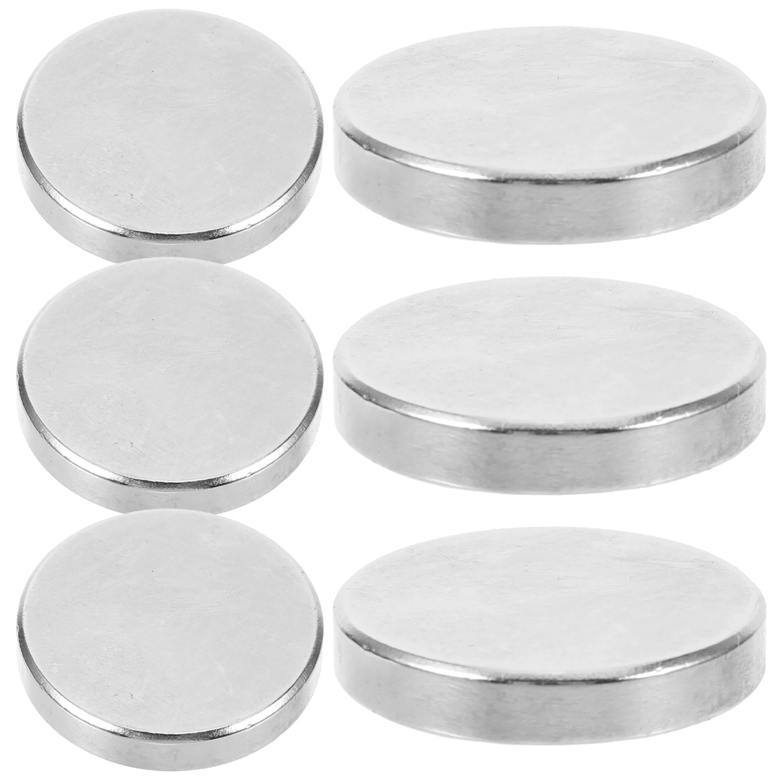 

6pcs Small Magnets Round Magnets Whiteboard Magnets Fridge Magnets Craft Magnets